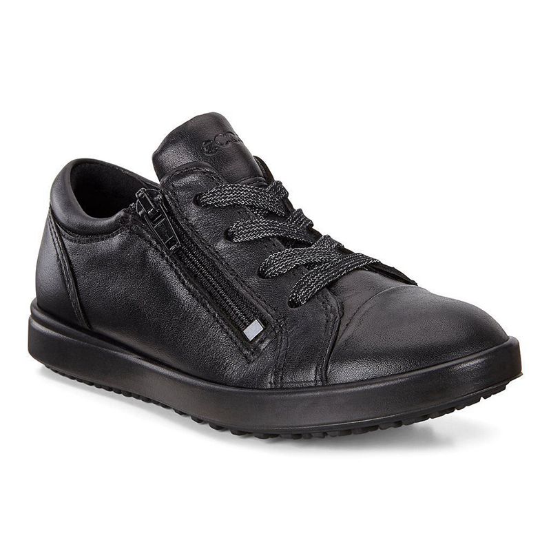 Kids Ecco Elli - Sneakers Black - India UWXHIZ362